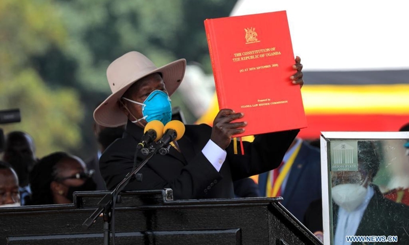 president of Uganda, Yoweri Museveni (credit: global times)