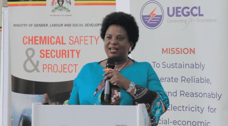 Gender, Labour and Social Development Minister Betty Amongi