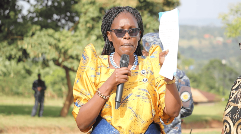 The Minister of Lands, Housing, and Urban Development, Judith Nalule Nabakooba