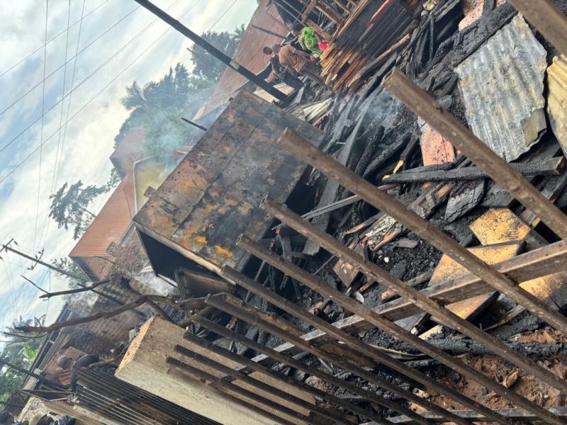 Fire Ravages Welding and Timber Workshops in Mukono, Property Worth UGX 100M Lost