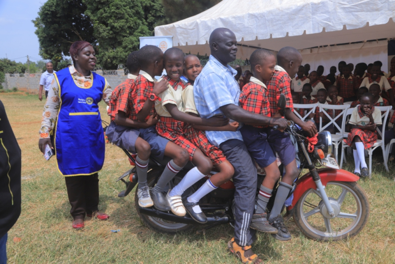 Rotary Club Sonde Launches Road Safety Training Drive for Boda-Boda Riders and Pupils.