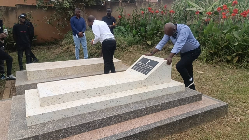 Dr. Muganga Visits Parents’ Graves to Affirm Ugandan Roots