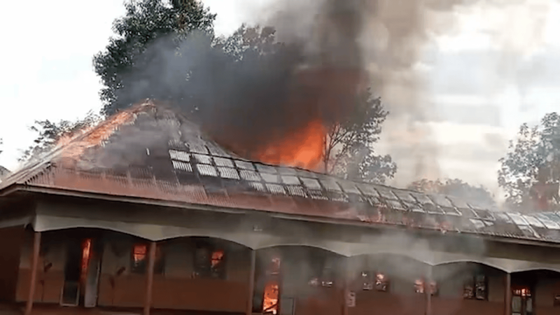 Fire Ravages Elgon Primary School in Sironko, Millions Lost as Community Suspects Arson