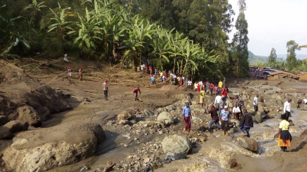 Landslides Causing Death in Bugisu and Kapchorwa